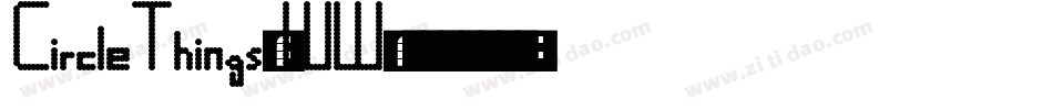 CircleThings-WW69字体转换