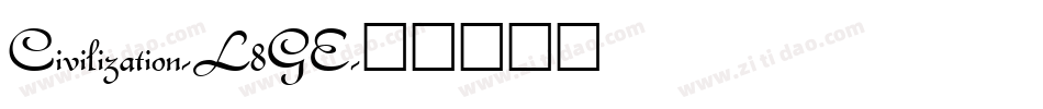 Civilization-L8GE字体转换