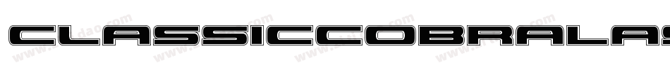ClassicCobraLaserItalic-890A字体转换