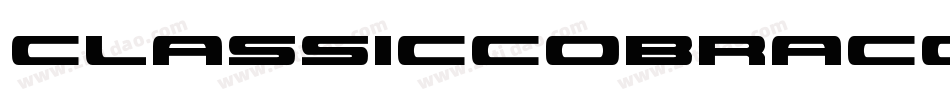 ClassicCobraCondensedItalic-5egj字体转换