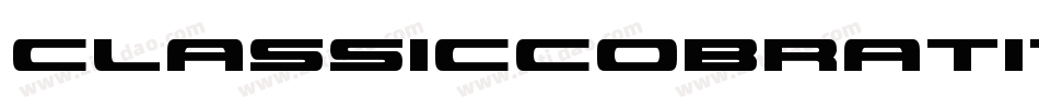 ClassicCobraTitleItalic-2oPX字体转换