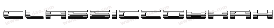 ClassicCobraHalftoneItalic-1gdM字体转换