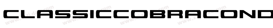 ClassicCobraCondensedItalic-5egj字体转换