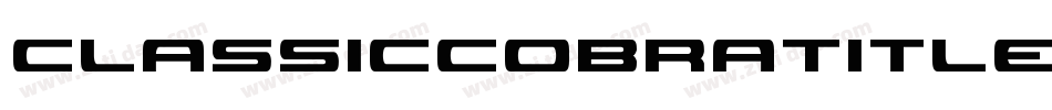 ClassicCobraTitleItalic-2oPX字体转换