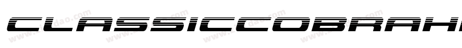 ClassicCobraHalftoneItalic-1gdM字体转换