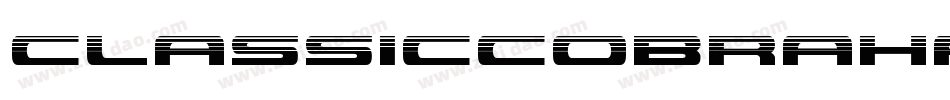 ClassicCobraHalftoneItalic-1gdM字体转换