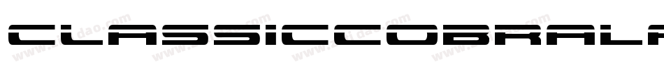 ClassicCobraLaserItalic-890A字体转换