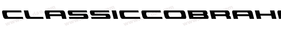 ClassicCobraHalftoneItalic-1gdM字体转换