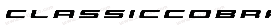 ClassicCobraTitleItalic-2oPX字体转换