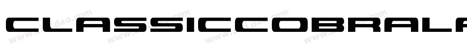 ClassicCobraLaserItalic-890A字体转换