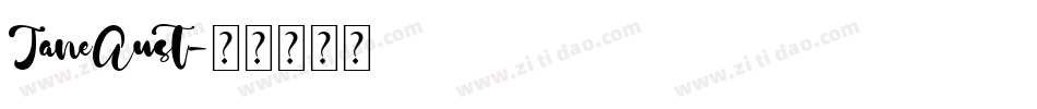 JaneAust字体转换