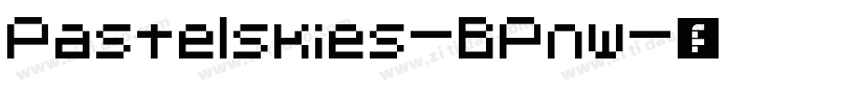 Pastelskies-BPnw字体转换