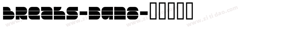 Breaks-3Gn8字体转换