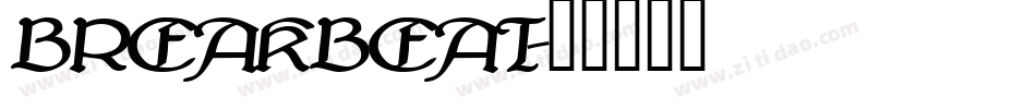BREAKBEAT字体转换