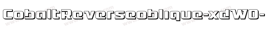 CobaltReverseoblique-xdWO字体转换