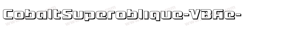 CobaltSuperoblique-VBAe字体转换