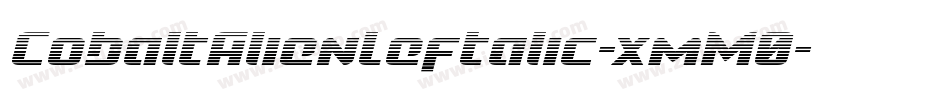 CobaltAlienLeftalic-xmM0字体转换