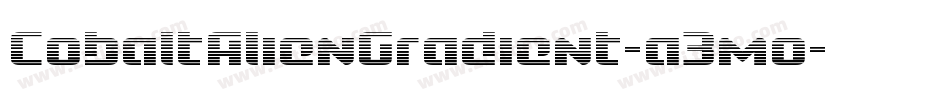 CobaltAlienGradient-a3mo字体转换