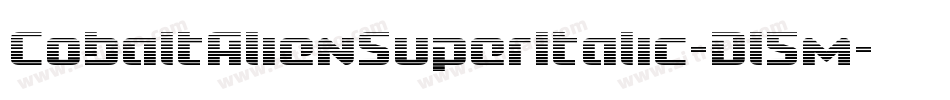 CobaltAlienSuperItalic-Dl5m字体转换