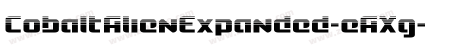 CobaltAlienExpanded-eAXg字体转换 CobaltAlienExpanded-eAXg字体转换