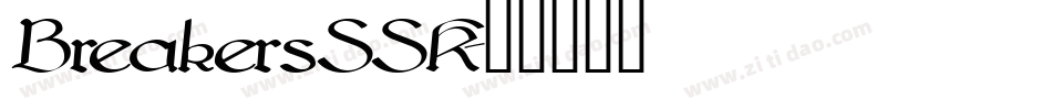 BreakersSSK字体转换