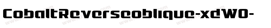 CobaltReverseoblique-xdWO字体转换