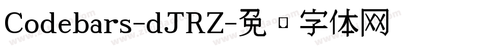 Codebars-dJRZ字体转换
