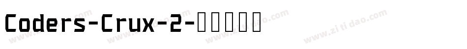 Coders-Crux-2字体转换