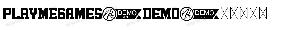 PlayMeGames-Demo字体转换