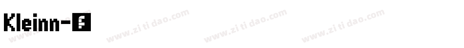Kleinn字体转换