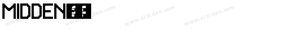MIDDEN__字体转换