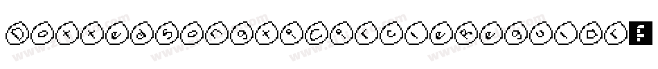 DottedSongtiCircleRegular字体转换