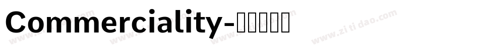 Commerciality字体转换