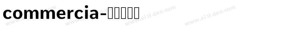 commercia字体转换