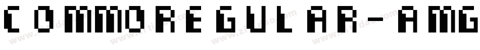 CommoRegular-aMgx字体转换