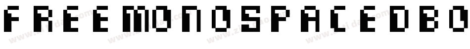 FreeMonospacedBold-m5VP字体转换