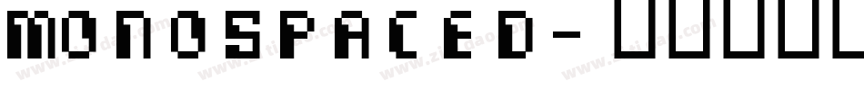 Monospaced字体转换