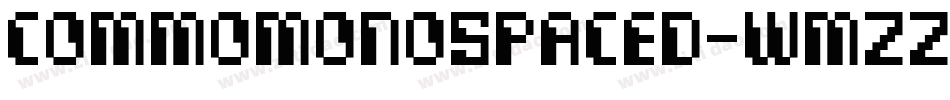 CommoMonospaced-WmZz字体转换