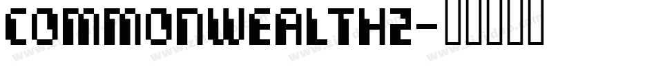 Commonwealth2字体转换