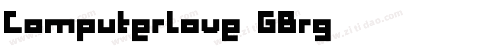 ComputerLove-GBrg字体转换