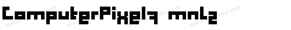 ComputerPixel7-mnL2字体转换