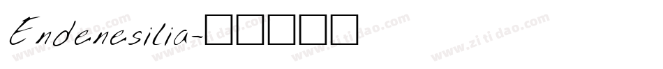Endenesilia字体转换