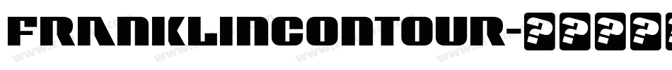 FranklinContour字体转换