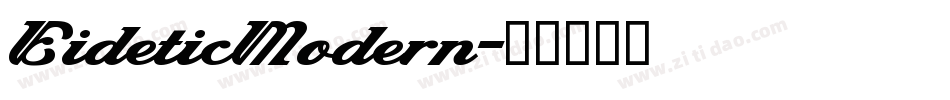 EideticModern字体转换