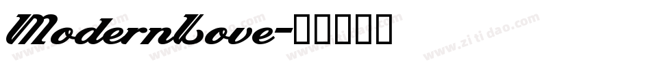 ModernLove字体转换