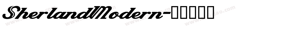 SherlandModern字体转换