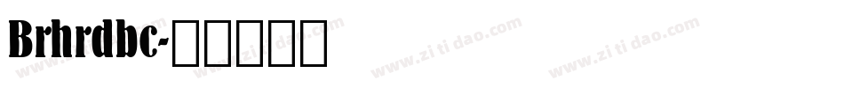 Brhrdbc字体转换