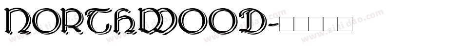 NORTHWOOD字体转换