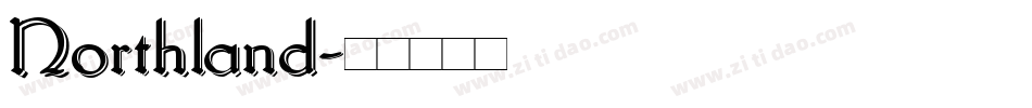 Northland字体转换