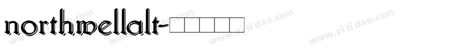 northwellalt字体转换